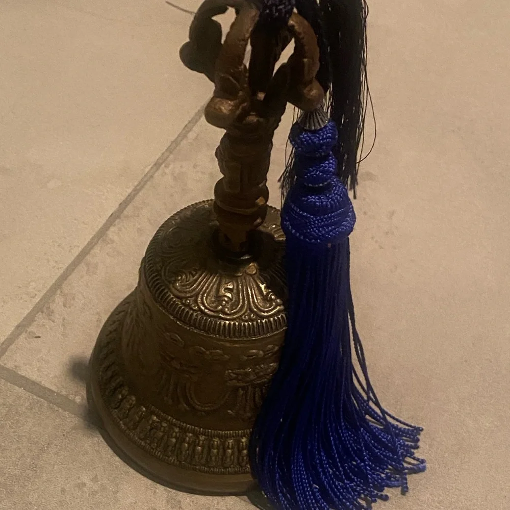 Tibetan brass meditation Bell - Picture 4 of 6